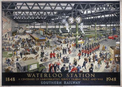 Wonderful 20th Century Pictures of Waterloo Station - Flashbak