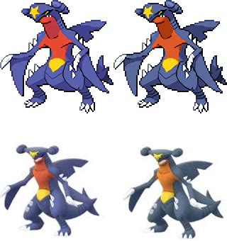 Shiny Garchomp isn't as close to the original as it used to be : r/pokemon