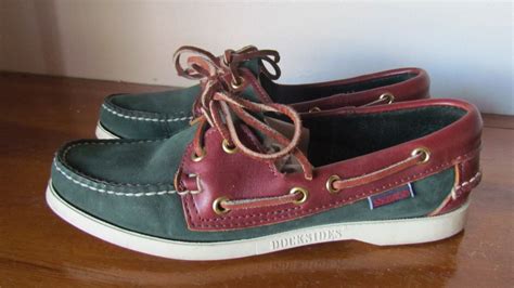 Vintage Sebago Docksides Docksiders Loafers // Boat shoes // Sailor ...