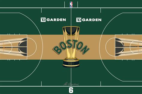 NBA unveils Celtics’ alternate court design for In-Season Tournament ...