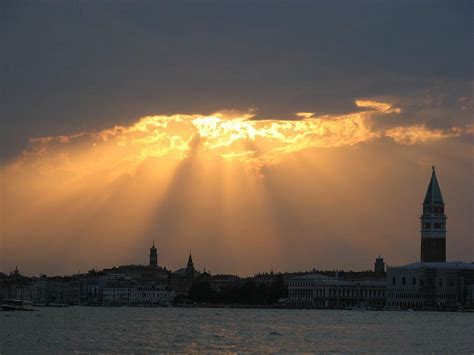 Venice skyline at sunset Photograph by Erla Zwingle