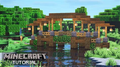 Minecraft: How To Build a Bridge (Tutorial) - YouTube