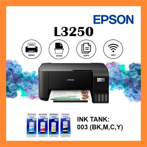 Epson EcoTank L3210/L3250 All-in-One Ink Tank Printer with Original Ink ...