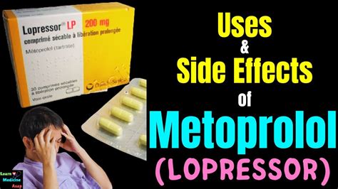 Metoprolol – Side Effects, Uses, Mechanism of Action, Dosage, Interactions, Warnings - YouTube