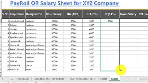 Payroll system excel template - coderadams