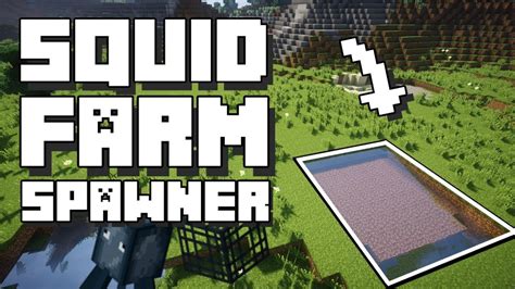 Minecraft: Squid Farm [With Spawner] - YouTube