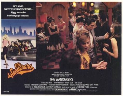 THE WANDERERS Movie POSTER 11x14 B Ken Wahl John Friedrich Karen Allen Linda | eBay