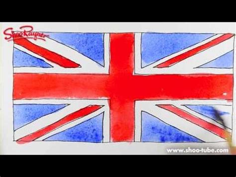 How to draw the British Flag - Spoken Tutorial - YouTube