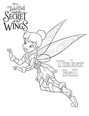 Kids-n-fun.com | 15 coloring pages of Tinkerbell Secret of the WIngs