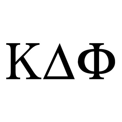 Kappa Delta Phi Greek Letter Window Sticker Decal SALE $4.95. - Greek Gear®