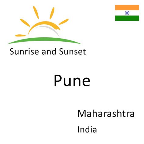 Sunrise and Sunset Times in Pune, Maharashtra, India