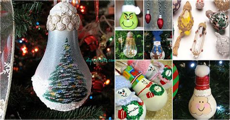 10 Insanely Easy Christmas Light Bulb Decorations and Ornaments - DIY ...