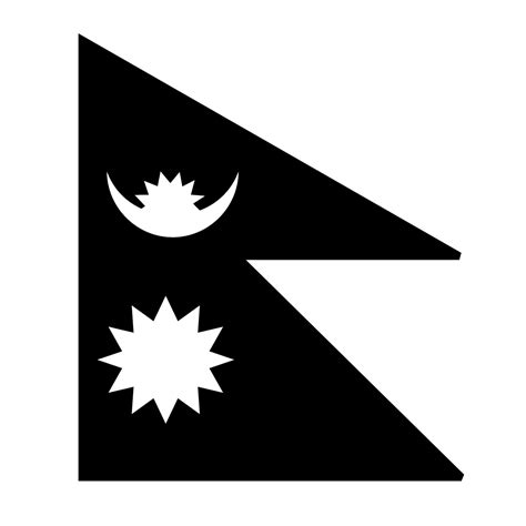 Nepal Logo Black and White – Brands Logos