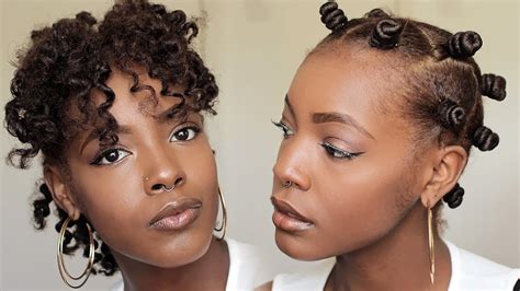 How To: Perfect Bantu Knot Out On Natural Hair w. Take Down + Styling ...