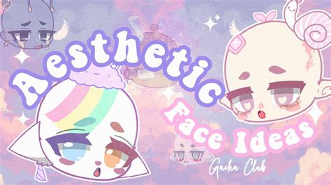 More Aesthetic Face Ideas {with codes & settings | Gacha Club | Free to use} 🍄 - YouTube