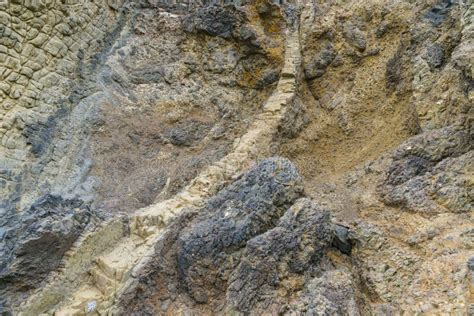 Volcanic tuff background stock photo. Image of rock, spain - 52213140