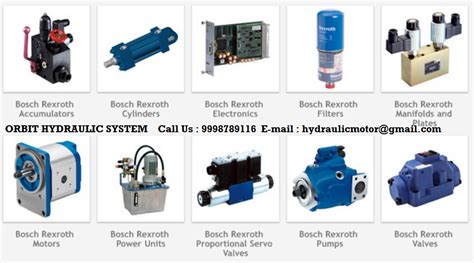 Bosch Rexroth Hydraulic Valves Pumps Motors Suppliers - ORBIT Hydraulic System: Bosch Rexroth ...