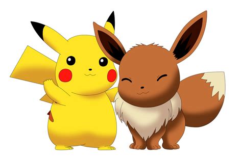 Pikachu and Eevee by Alex13Art on DeviantArt