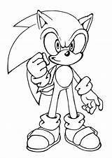 Free Printable Sonic The Hedgehog Coloring Pages For Kids sketch template