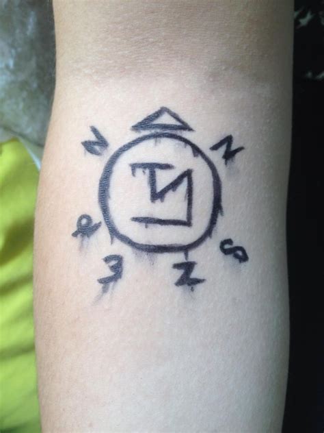 Temp Tattoo Angel Banishing Symbol by PlatypussGirl on DeviantArt