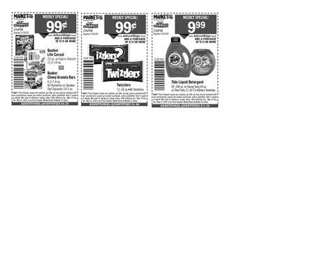 Printable Coupons - Price Chopper - Market 32