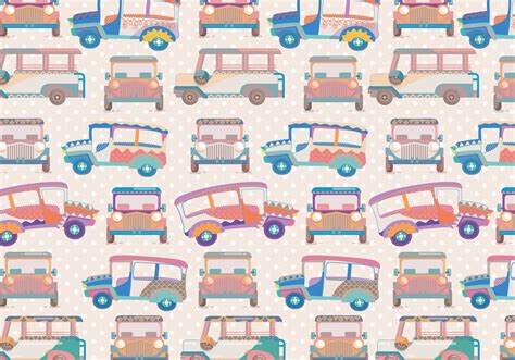 Jeepney Pattern Vector 134172 Vector Art at Vecteezy