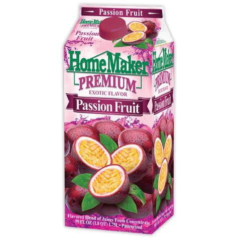 Home Maker Premium Exotic Flavor Passion Fruit Juice 59 Fl. Oz. - Walmart.com - Walmart.com