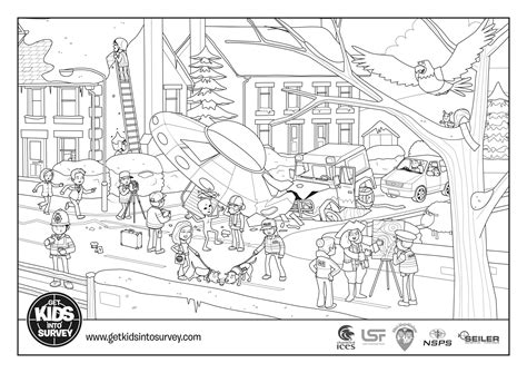 Crime Scene Coloring Pages