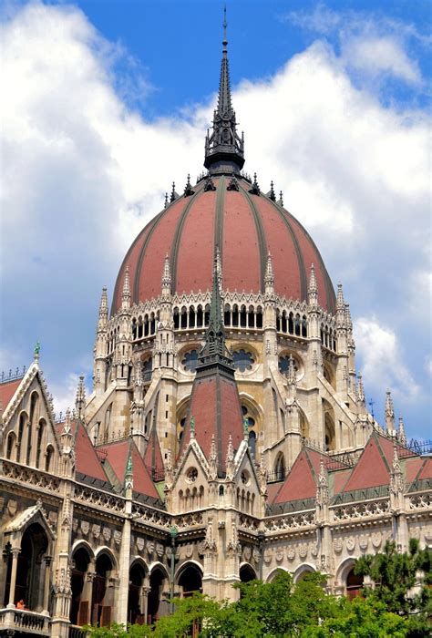 Dome of Parliament Building in Budapest, Hungary - Encircle Photos