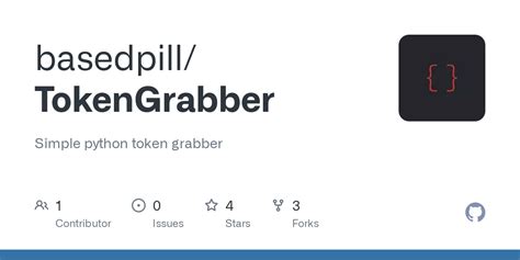 GitHub - basedpill/TokenGrabber: Simple python token grabber