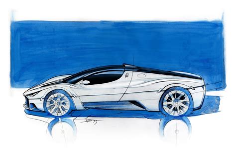 Maserati MC12 concept by Aldo Maria Sica Hypercars (2) » Hypercars | Car design sketch, Car ...