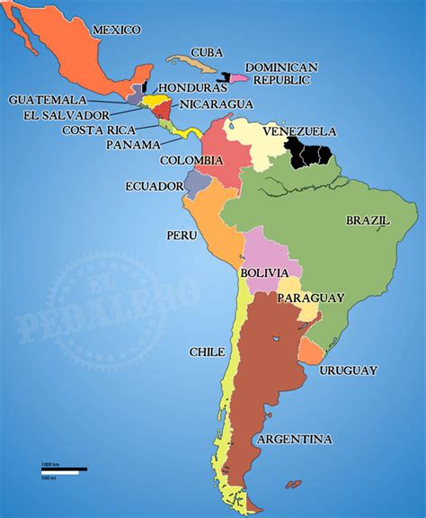 Latin America Political Map Worksheet - United States Map