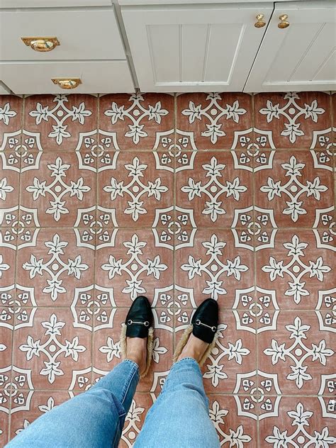 How To: Laying Peel and Stick Tile over the Bathroom Floor! - Chris Loves Julia