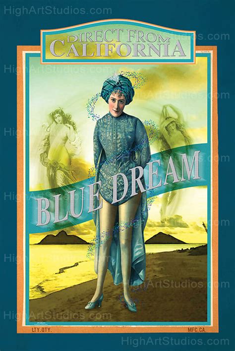 Blue Dream Poster | Seen on "Disjointed" TV Show Set on Netflix | High Art