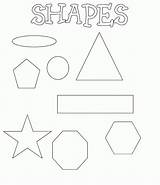 Shapes coloring page  ColouringPages sketch template