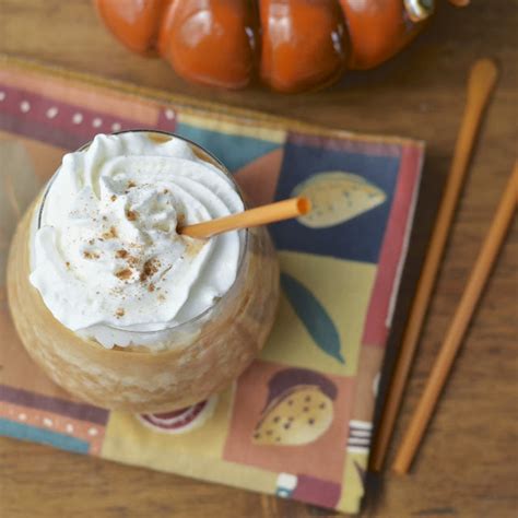 Starbuck's Pumpkin Spice Frappuccino | Virtually Homemade: Starbuck's ...