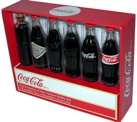 Retro Coca-Cola Miniature Bottle Evolution Set - review, compare prices ...