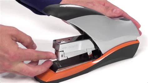 Swingline Optima 70 Sheet Reduced Effort Stapler - YouTube