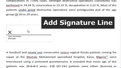 Add Signature Line To Fillable Form - Printable Forms Free Online