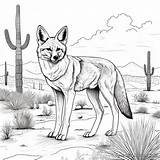 Coyote Coloring Pages  Free & Printable sketch template