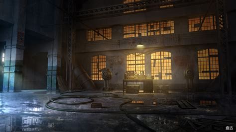 ArtStation - Factory concept art