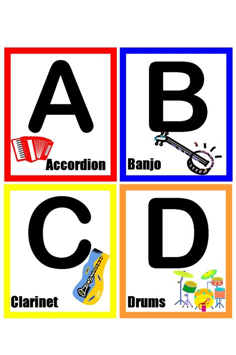 MelodySoup blog: Musical Alphabet in COLOR! = better letters!