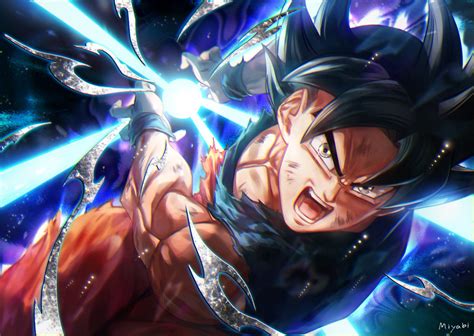 Ultra Instinct Goku by @Miyabi_DB_3 : r/dbz