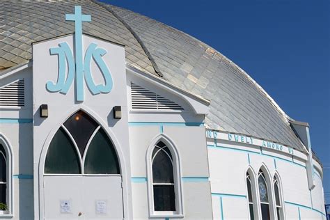 04C Cross Above The Door Of Our Lady Of Victory Igloo Church In Inuvik Northwest Territories