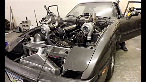 Twin Turbo RX7 First Start in 2 Years! - YouTube