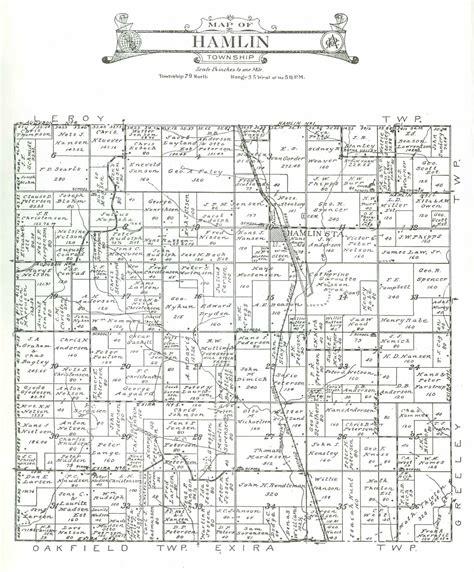 Audubon County IAGenWeb Iowa - Maps - 1921 Anderson Atlas - Hamlin Township