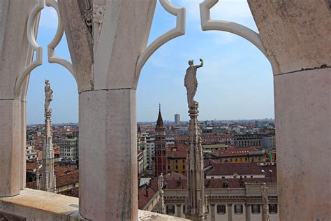 Milan Cathedral Rooftop View Photograph by Susan Rovira | Fine Art America