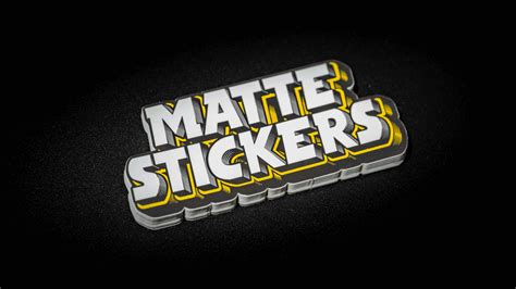 Custom Matte Stickers - StickerApp