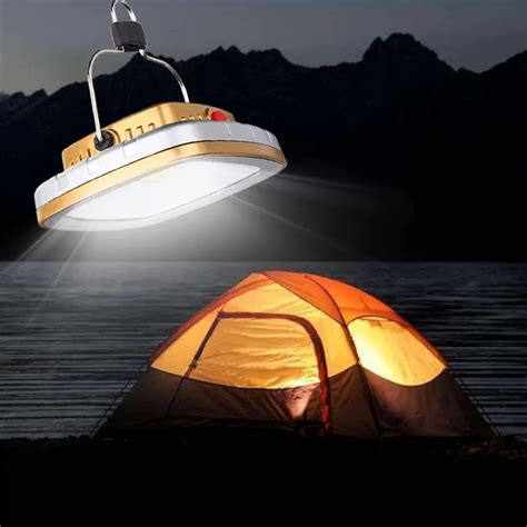 NEW Solar Powered Led Camping Light 3W 300lm USB Rechargeable LED Solar ...