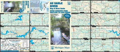 Au Sable River Map & River Guide | Michigan Maps